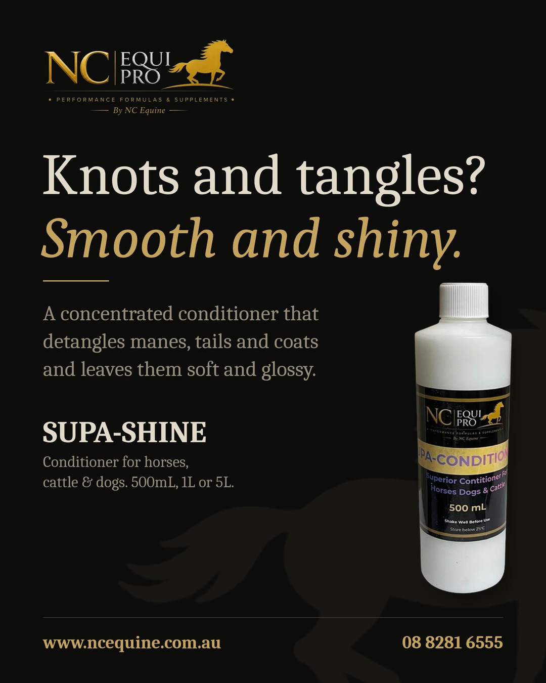 NC EquiPro Supa-Shine Horse Conditioner - Image 2