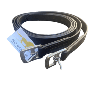 Stirrup Leathers Black Or Havana Brown 56 Inch