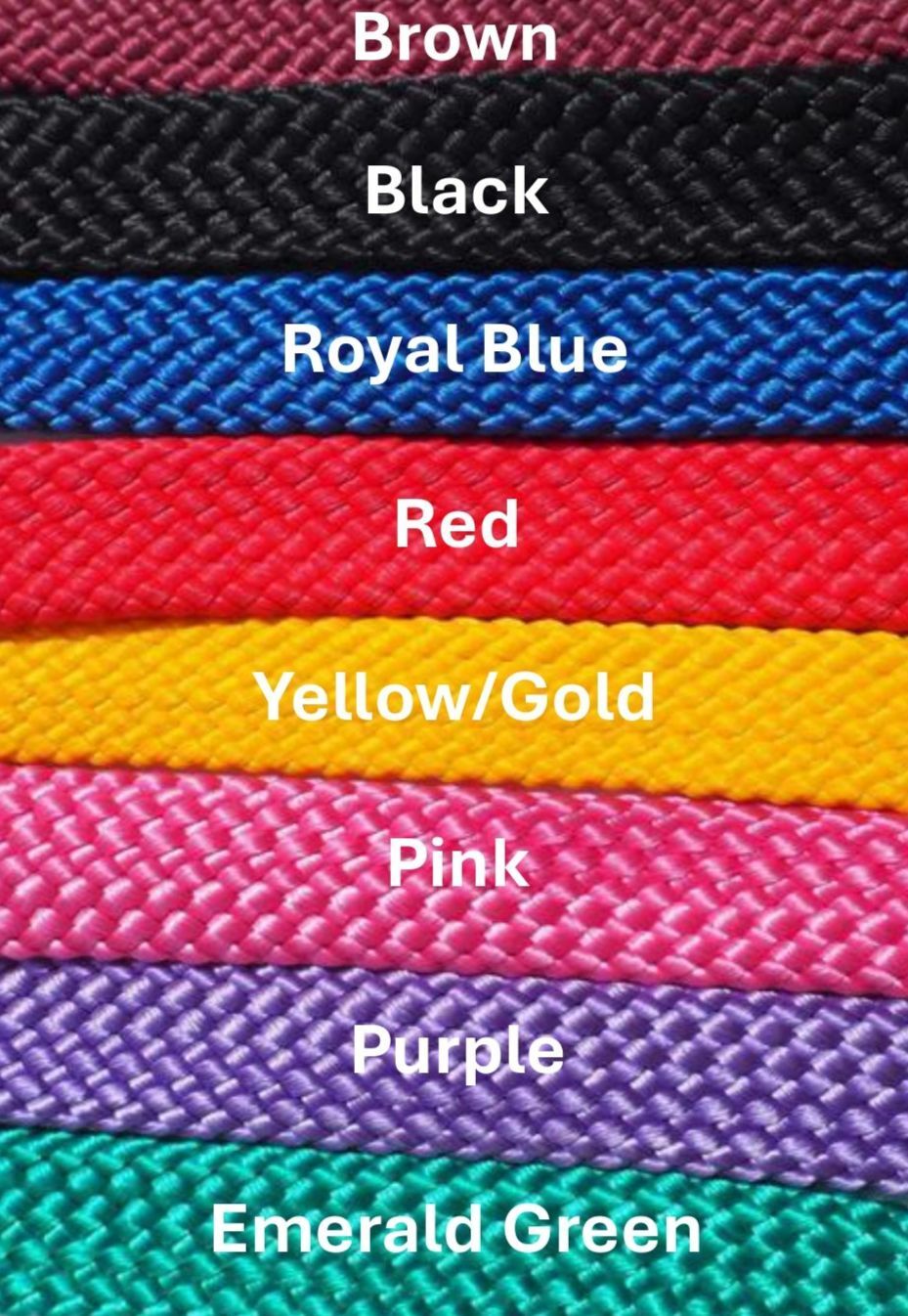 Reins In Soft Nylon Braided With Buckle Ends - Image 2