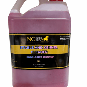 Horse Stable & Dog Kennel Sanitiser Cleaner Deodoriser Bubblegum Scented 5 Litre