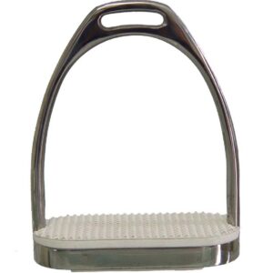 Dressage Fillis Stirrup Irons Stainless Steel White Tread 4 Inch Childs