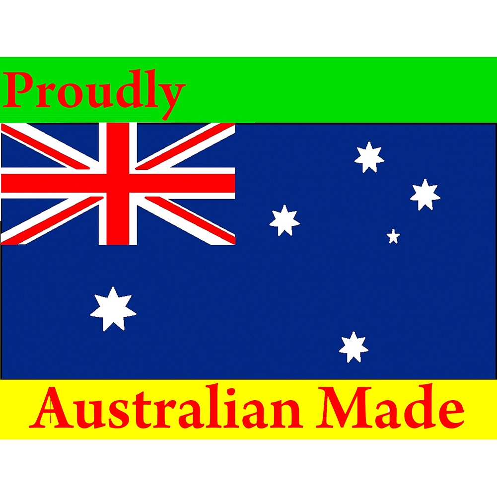 proudly Australian made flag