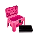 Showmaster Step-Up Tack Box - Various Colours - Image 7