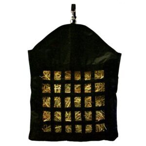 Heavy Duty Slow Feed Hay Bag Black