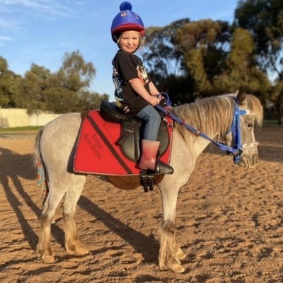 Braided Marker Reins for Children – Colour-Coded Riding Reins