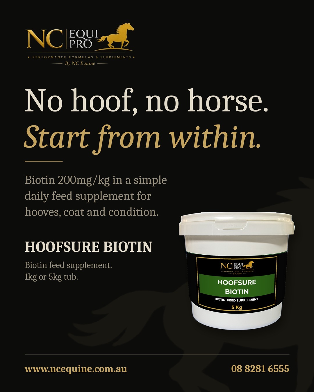NC EquiPro Hoofsure Biotin -1kg or 5kg - Image 2