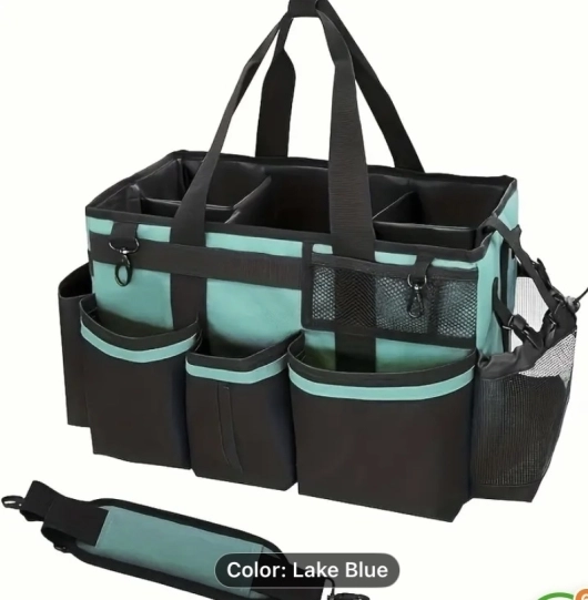 Large Capacity Horse Grooming Bag – Durable PVC Multi-Compartment Organiser