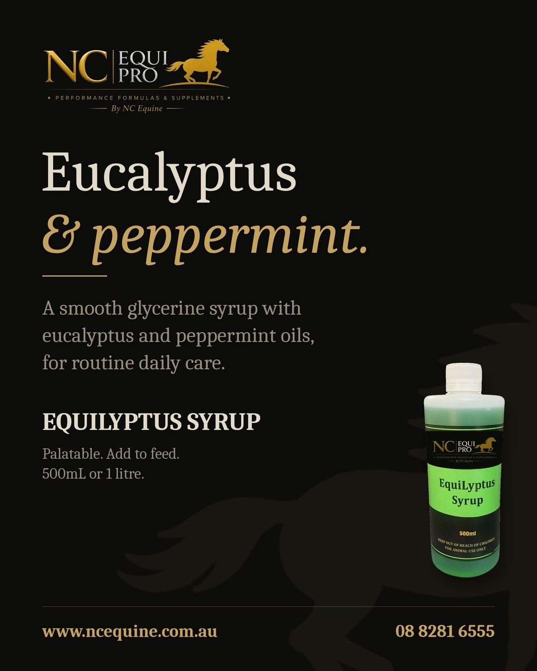 NC EquiPro Equi-Lyptus Syrup – Natural Support for Horse Wellbeing - Image 2