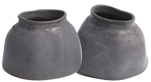 Zilco Sprint Pull On Bell Boots – Rubber Overreach Boots Horse Pair