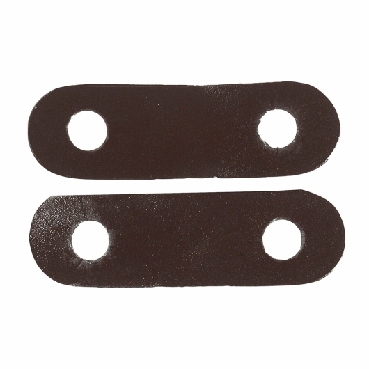 Peacock Stirrup Leather Tabs Brown Pair Replacement Safety Stirrup Straps
