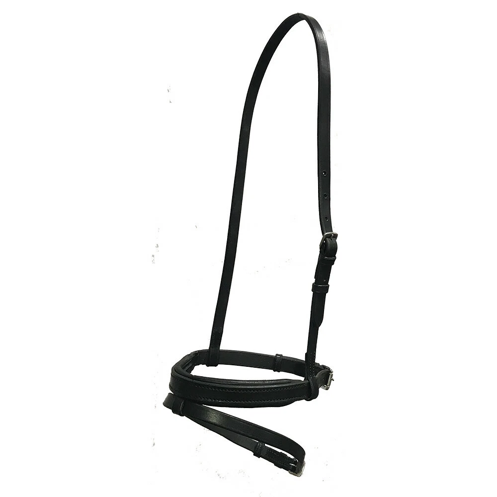 Drop Noseband In Leather- Hanoverian