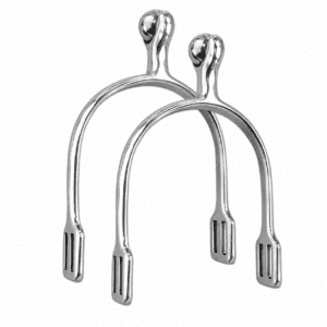 Ladies Dressage Spurs with Roller – Stainless Steel