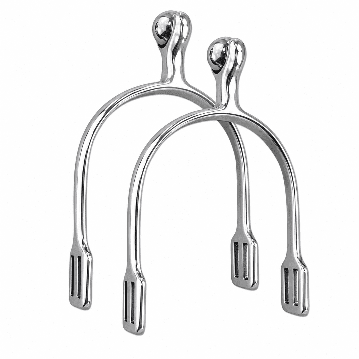 Ladies Dressage Spurs with Roller – Stainless Steel