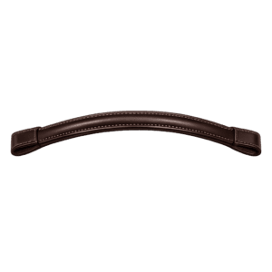 Deluxe Leather Browband -  Brown Cob