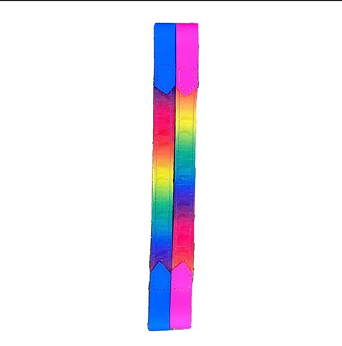 Rainbow Ribbon Coloured Browband 1 Inch - Image 2