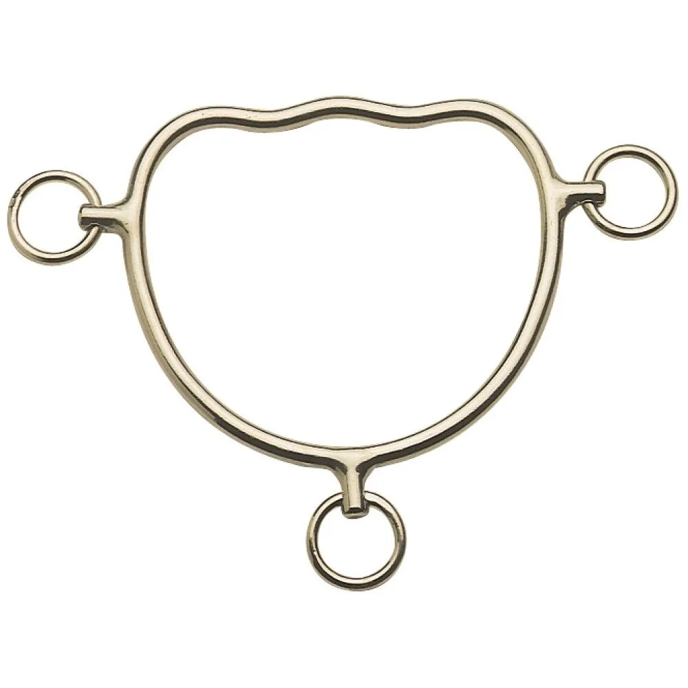 Anti-Rearing Bit With Wave Mouth