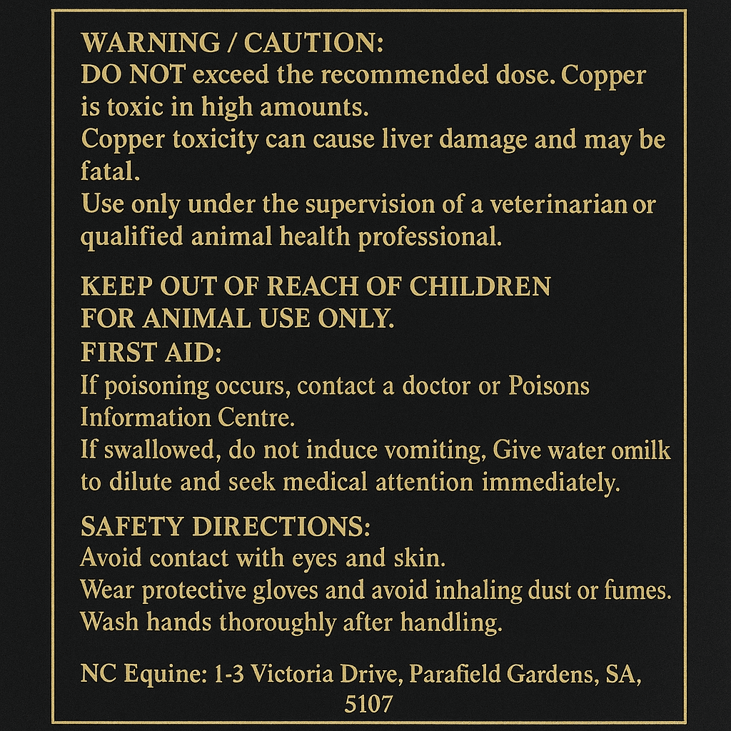 NC EquiPro Copper Sulphate Pentahydrate 99% Fully Soluble Bluestone - Image 3