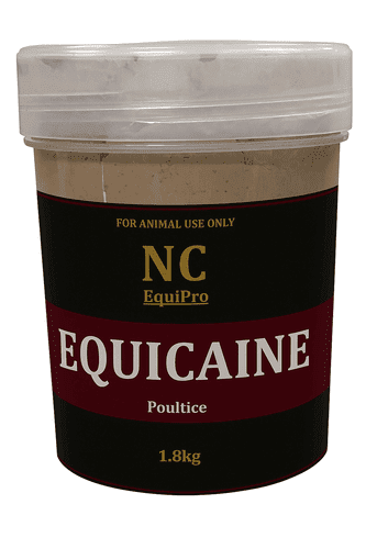NC EquiPro Equicaine Poultice – Ready-to-Use Clay Poultice for Horses 1.8kg