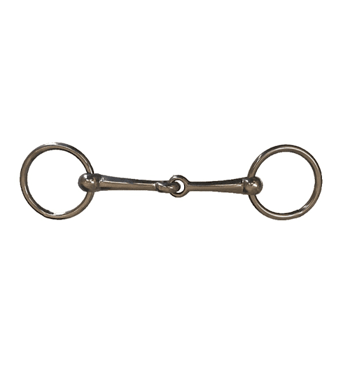 Jointed Loose Ring Bradoon Snaffle Bit