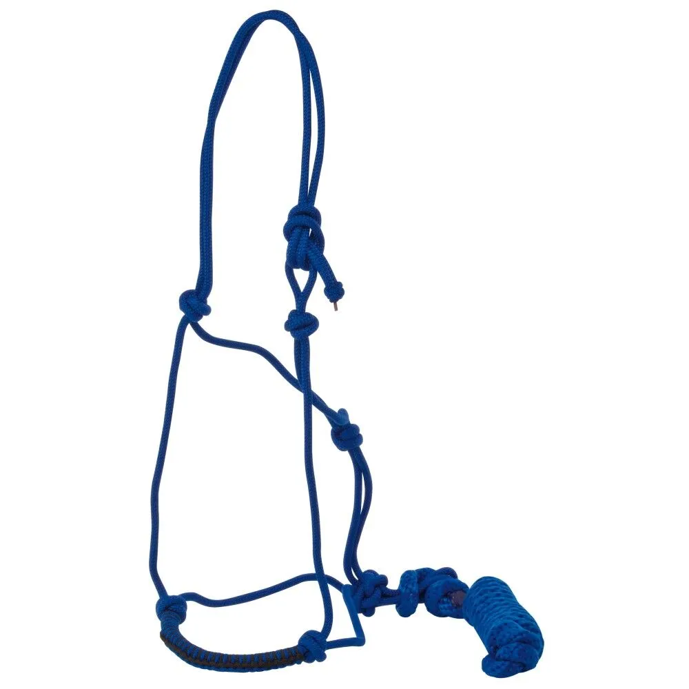 Knotted Rope Halter With Lead