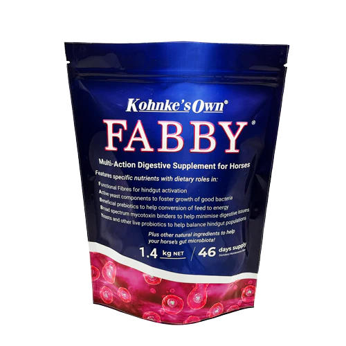 FABBY Digestive Supplement for Horses | Probiotic & Prebiotic Gut Support