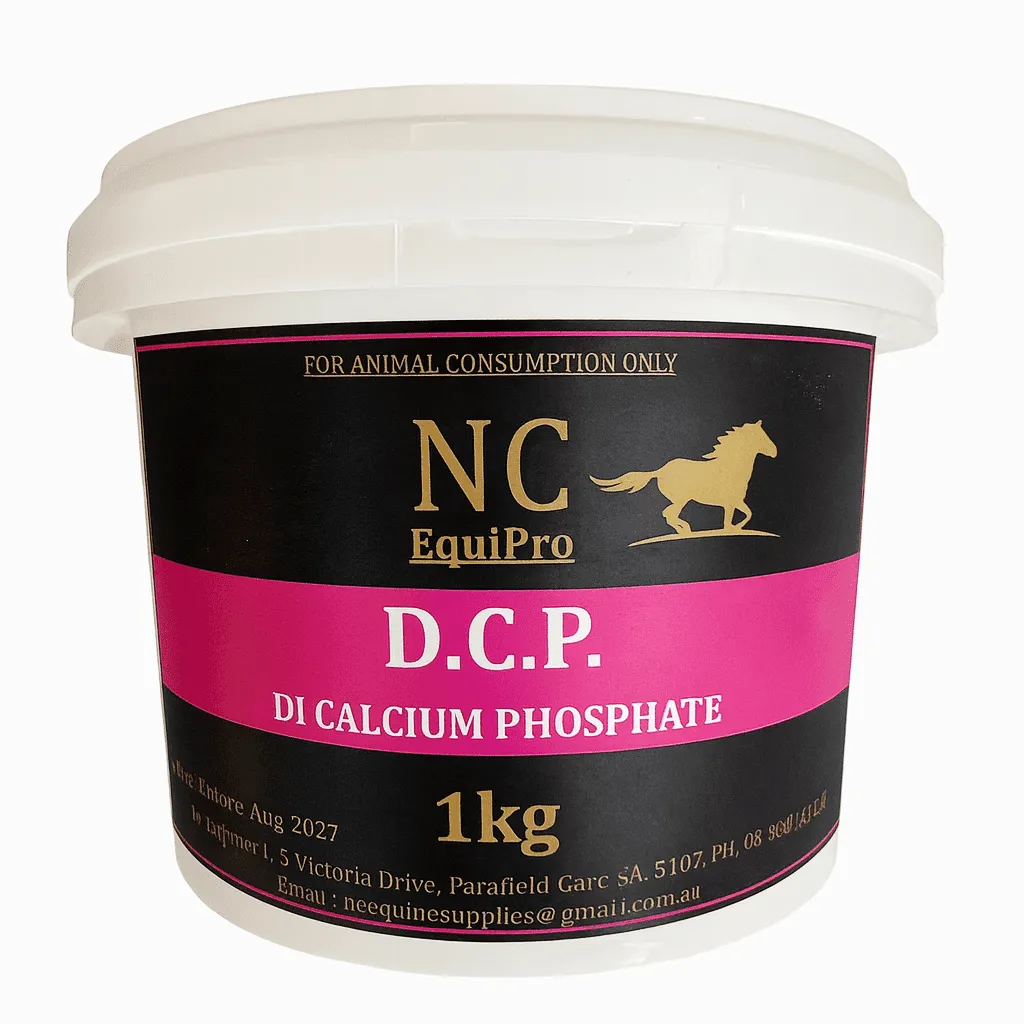NC EquiPro DCP – Di-Calcium Phosphate (Calcium + Phosphorus supplement) – 1 kg & 5 kg