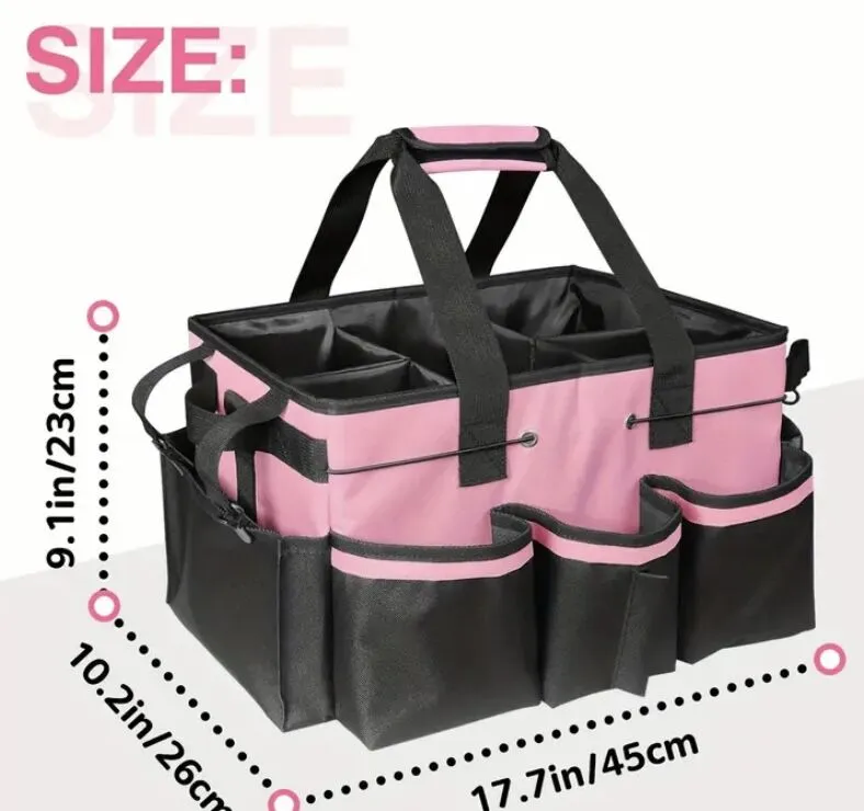 Large Capacity Horse Grooming Bag – Durable PVC Multi-Compartment Organiser - Image 4