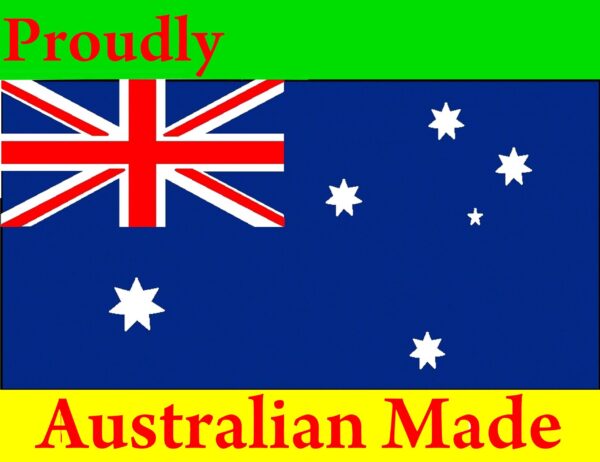 Proudly Australian made flag