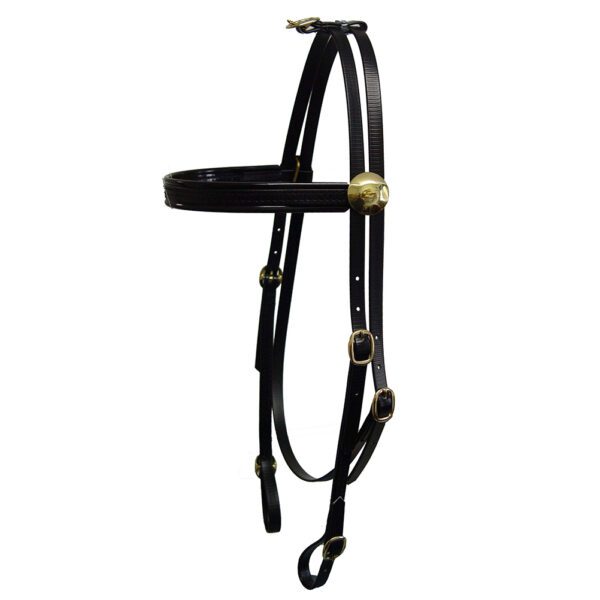 Deluxe Race Bridle Brass