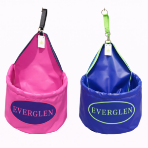 Coloured Feed Bag Tough Vinyl With Embroidered Patch