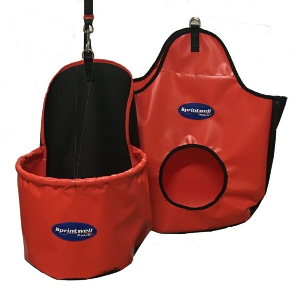 Coloured Hay Bag & Feed Bag Tough Vinyl With Embroidered Patch