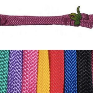Reins In Soft Nylon Braided With Middle Buckle & Buckle Ends