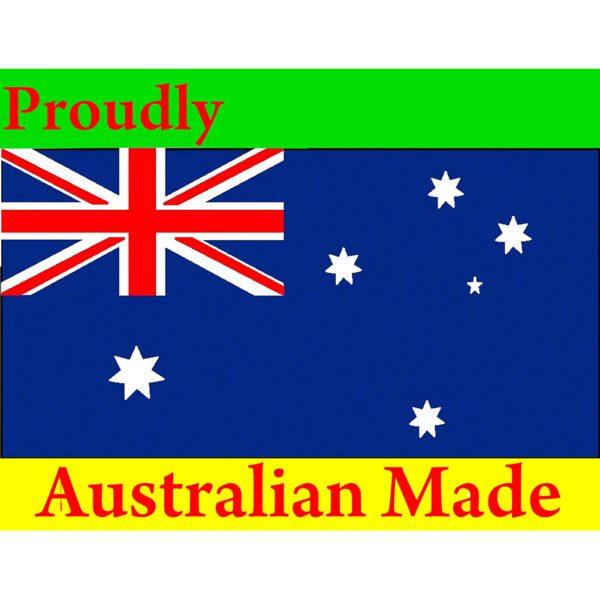 Proudly Australian made flag