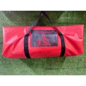 Extra Large Barrel Racing/Rodeo Logo Gear Bag In Tough Stop Vinyl With Embroidery 38 Inch x 12 Inch x 12 Inch