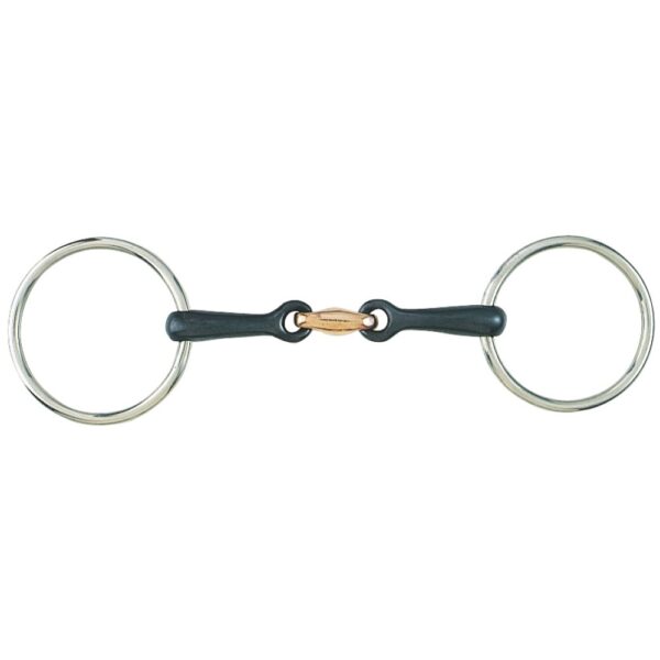 Loose Ring Training Snaffle Bit W/Sweet Iron & Copper Mouth