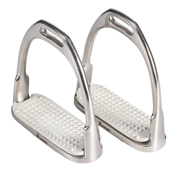 Equisteel Stainless Steel Two Bar Hunting Stirrups