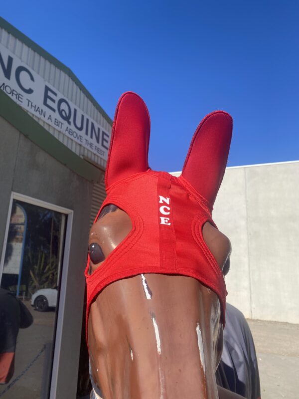 Race Hood With Neoprene Deafner Ears- Barrier Removal  With Initials