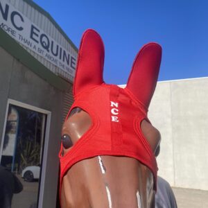 Race Hood With Neoprene Deafner Ears- Barrier Removal  With Initials