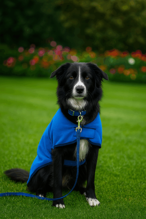 Dog Polar Fleece Coat with Sherpa Lining – Adjustable & Warm - Image 3