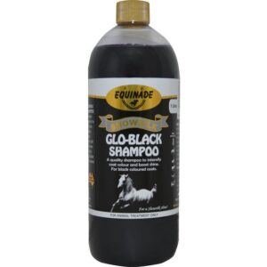 Equinade Showsilk Glo Black  Shampoo | Enhancing Shampoo For Dark Coats 1 Litre
