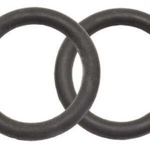 Peacock Stirrup Rubber Rings Replacement Pair Safety Stirrup Bands Black