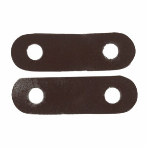 Peacock Stirrup Leather Tabs Brown Pair Replacement Safety Stirrup Straps