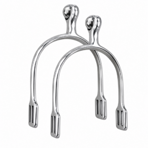 Ladies Dressage Spurs with Roller – Stainless Steel