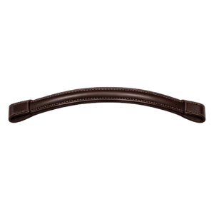 Deluxe Leather Browband -  Brown Cob