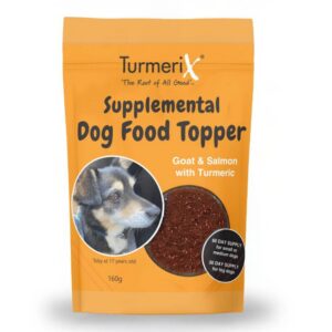 TurmeriX Dog Food Topper 160g | Goat, Salmon & Turmeric Natural Dog Supplement