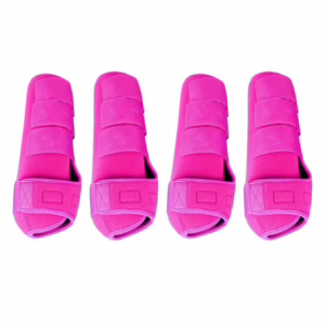 Pink Horse Boots Set of 4 – Neoprene Leg Wraps/Guards