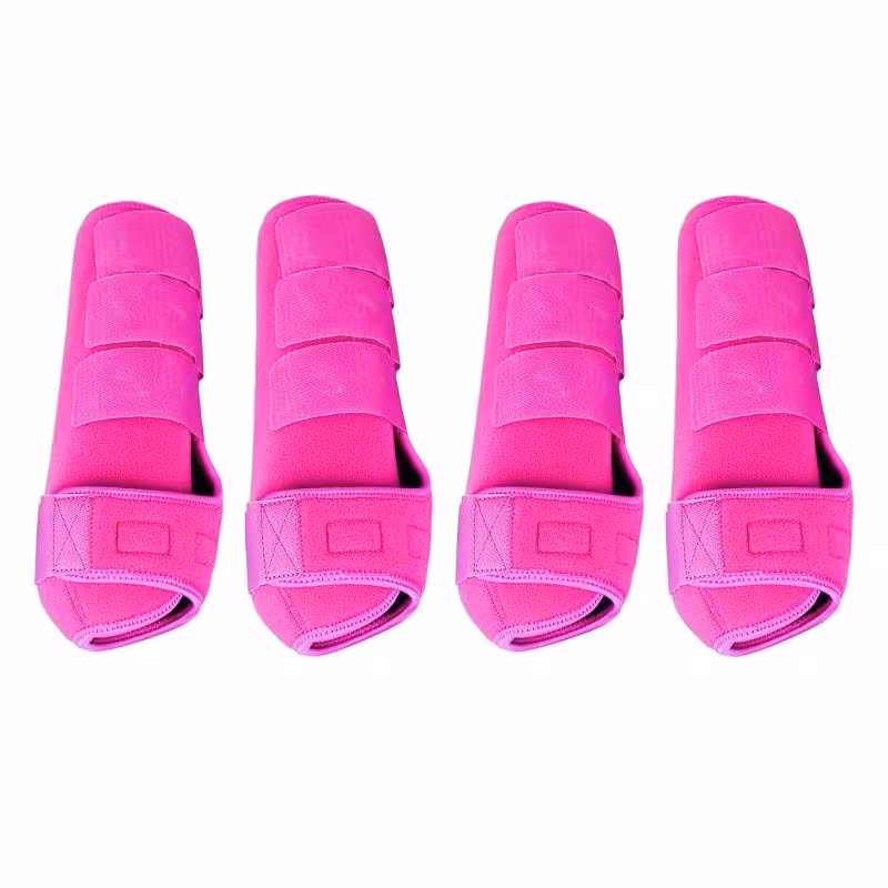 Pink Horse Boots Set of 4 – Neoprene Leg Wraps/Guards